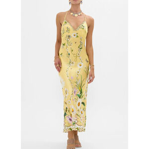Camilla Daisy Chains Silk Slip Dress M